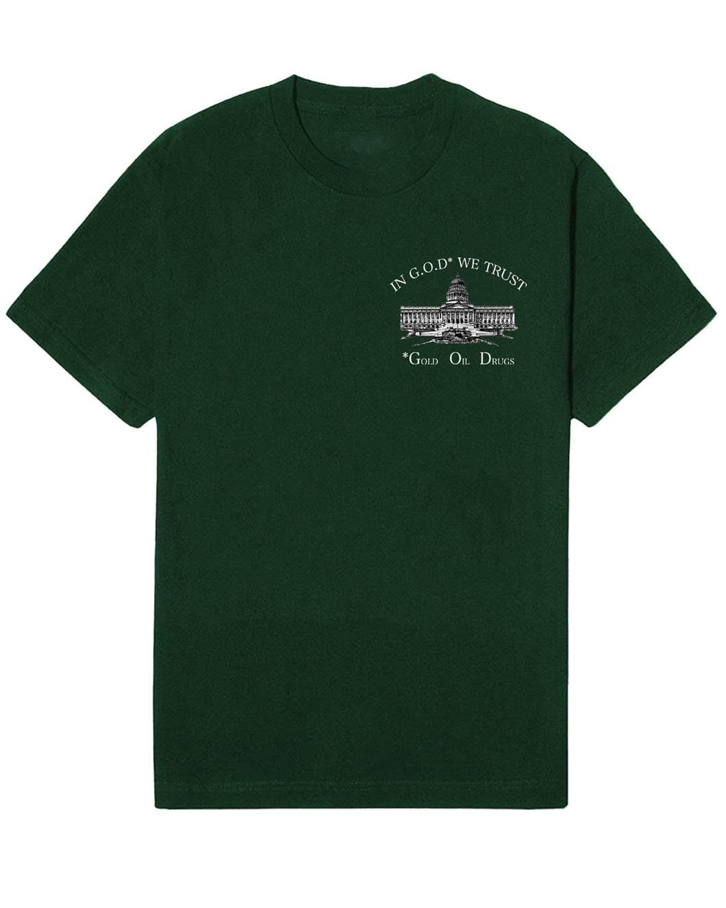 G.O.D* T-SHIRT (FOREST GREEN)