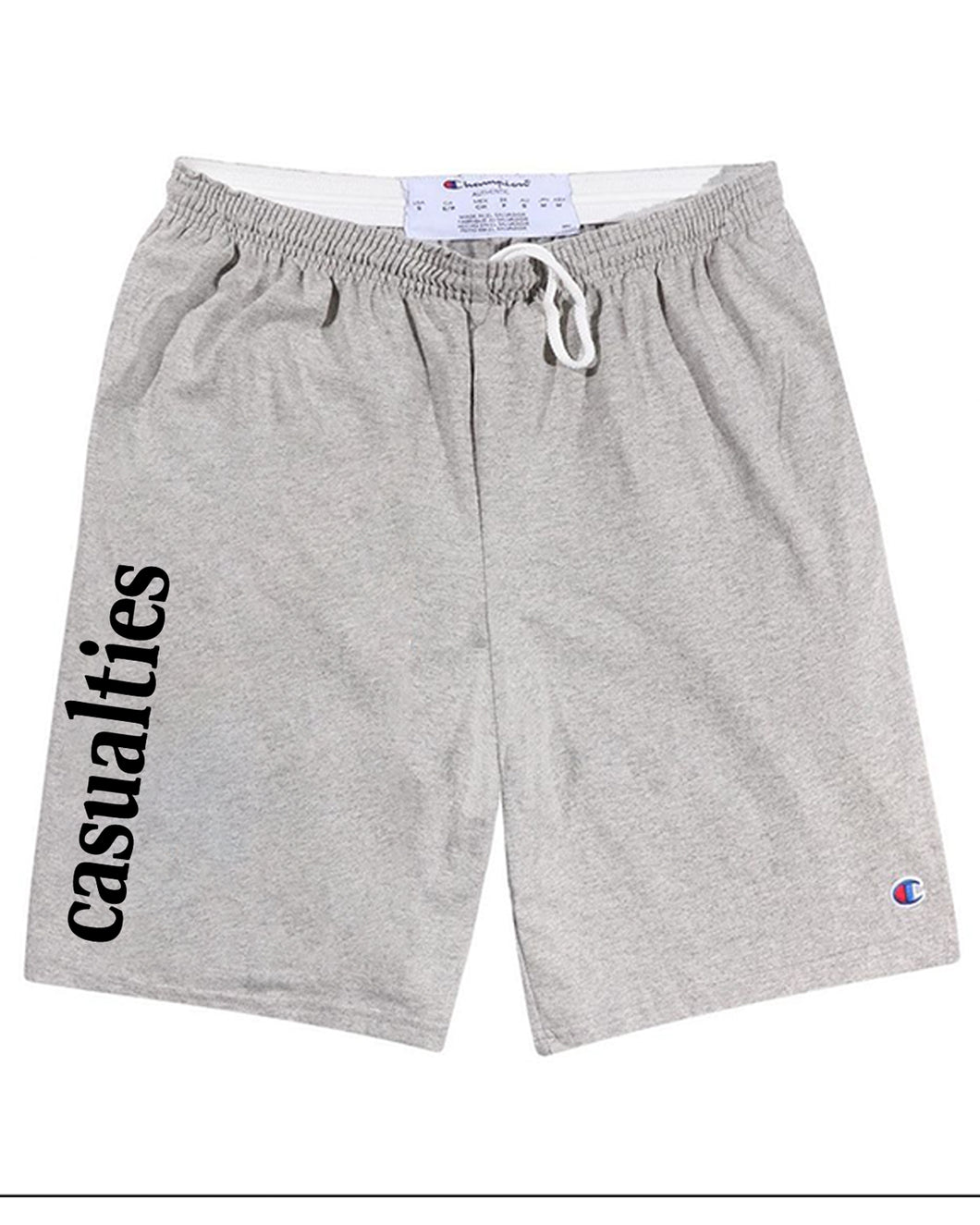 WORDMARK CHAMPION SHORTS (OXFORD GREY)