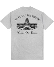 Load image into Gallery viewer, G.O.D* T-SHIRT (HEATHER GREY)
